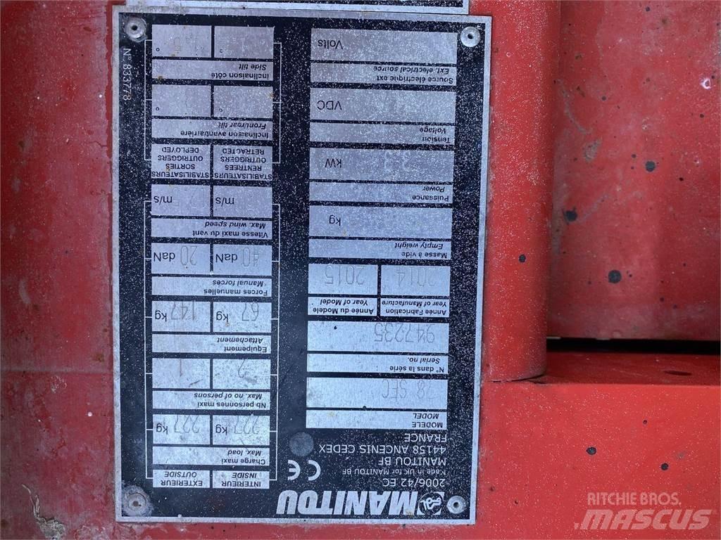 Manitou 78SEC Makazaste platforme