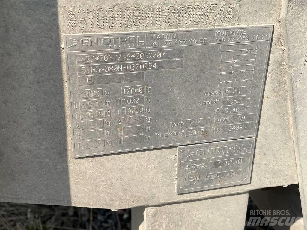 Gniotpol G4080 Tovarne prikolice sa ciradom