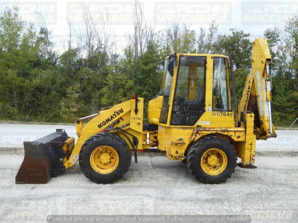 Komatsu WB70A Rovokopači