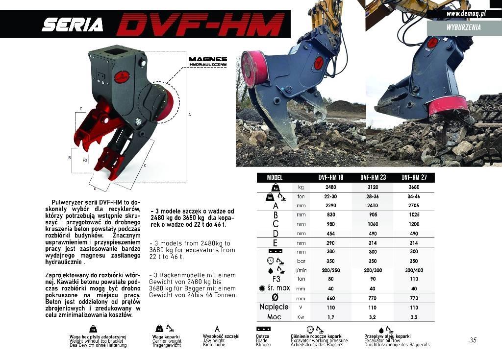 DEMOQ DFV23-HM Drobilice za građevinarstvo