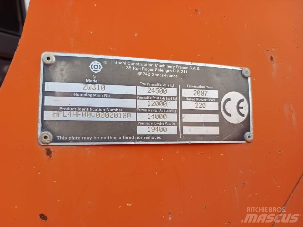 Hitachi ZW 310 Utovarivači na točkove