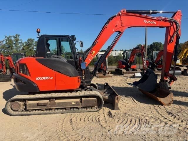 Kubota KX 080-4 Midi bageri 7t – 12t
