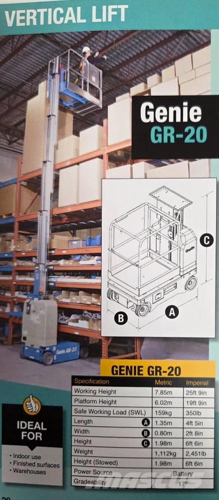 Genie GR 20 Jarbolne penjajuće platforme