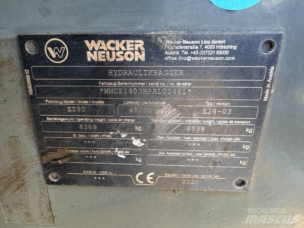 Wacker Neuson EZ80 Bageri guseničari