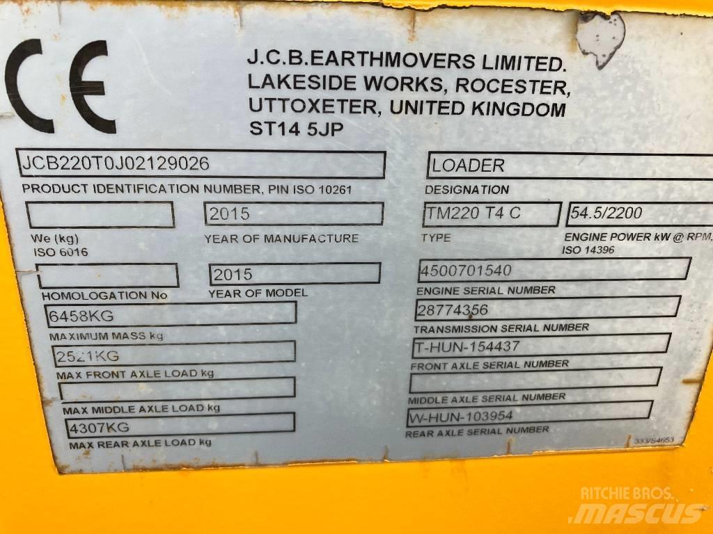 JCB TM 220 Teleskopski viljuškari