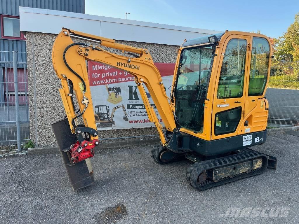 Hyundai R18-9 Mini bageri < 7t