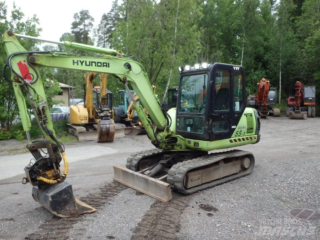 Hyundai Robex 55-3 Mini bageri < 7t