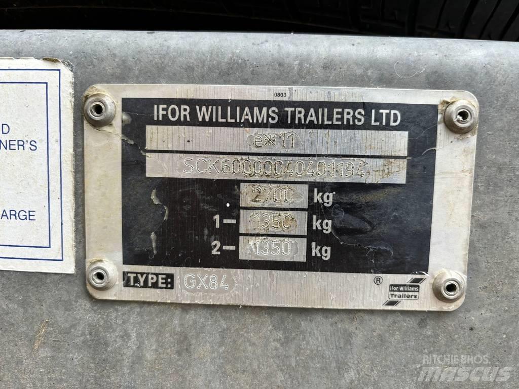 Ifor Williams GX84 Niski utovarivači