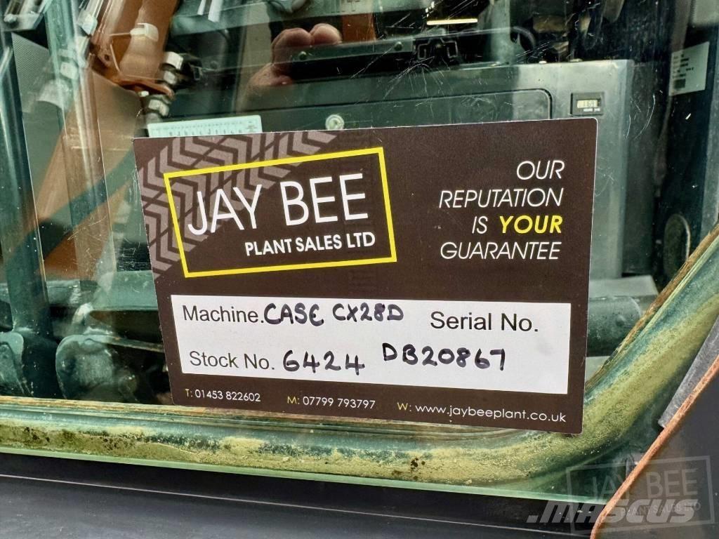 CASE CX28D Mini bageri < 7t