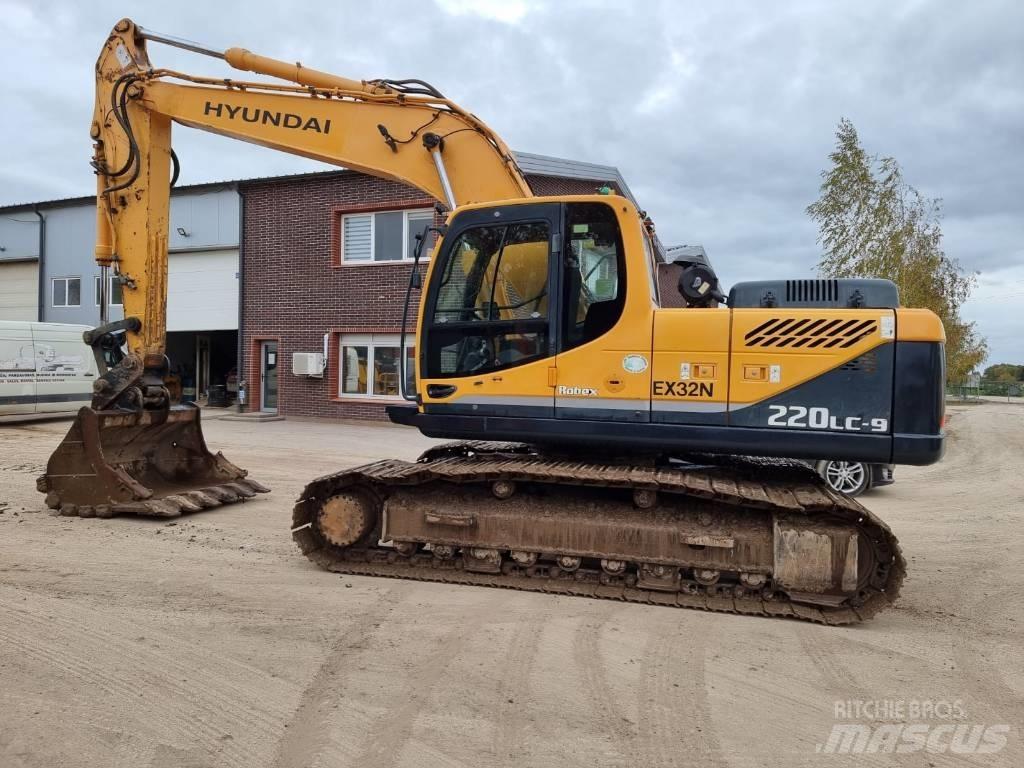 Hyundai R 220 LC-9 A Bageri guseničari