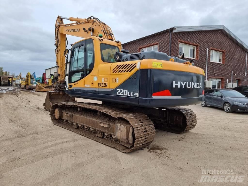 Hyundai R 220 LC-9 A Bageri guseničari