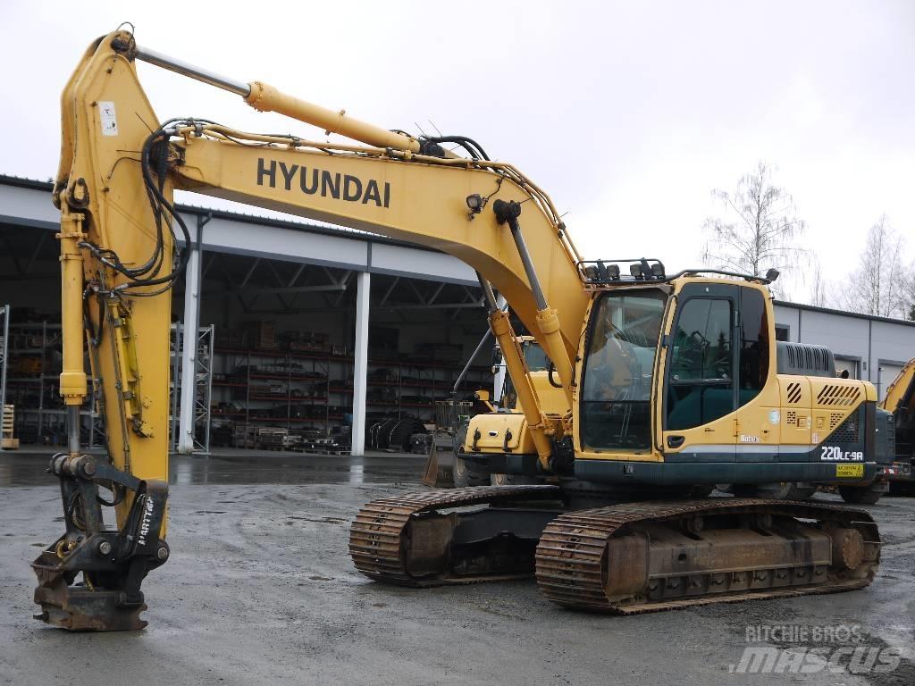 Hyundai R 220 LC-9A Bageri guseničari