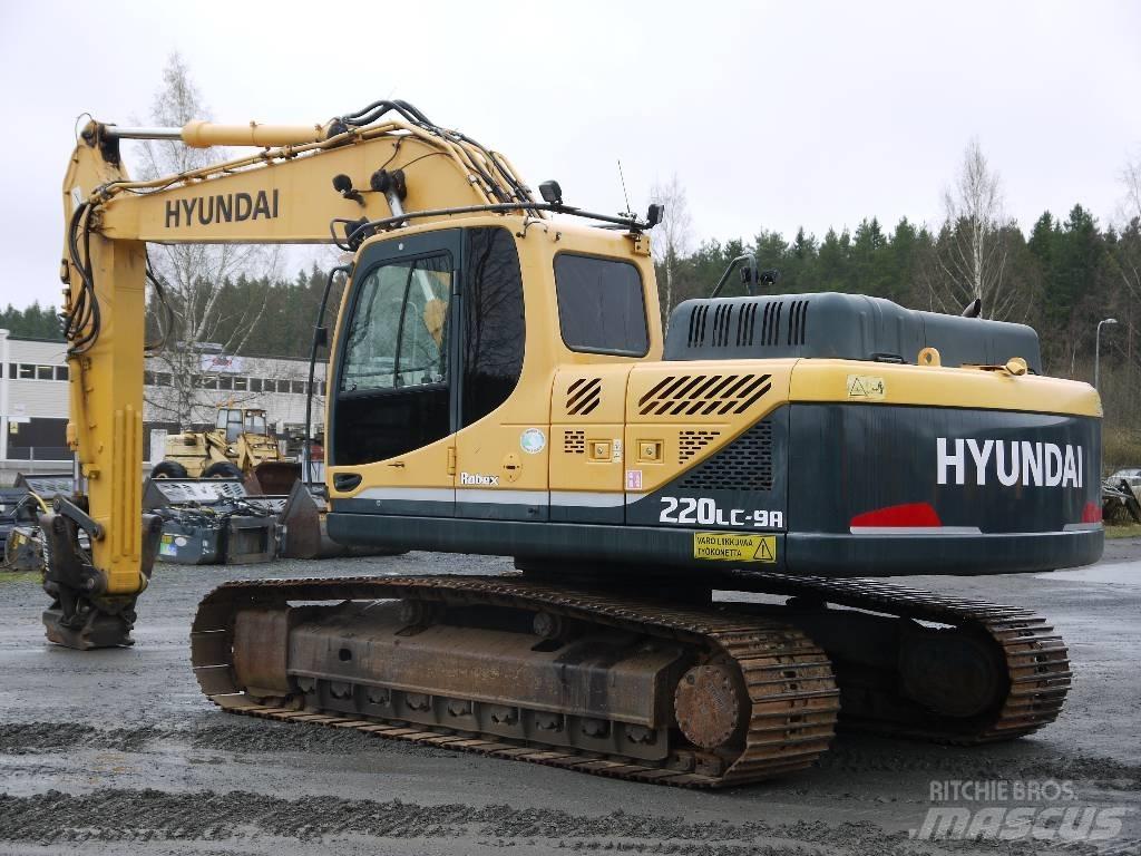 Hyundai R 220 LC-9A Bageri guseničari