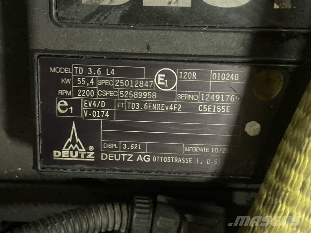 Deutz TD3.6L4 Motori za građevinarstvo