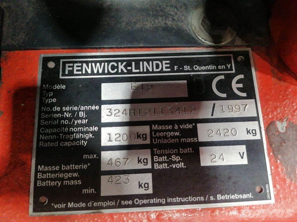 Linde E12 Električni viljuškari