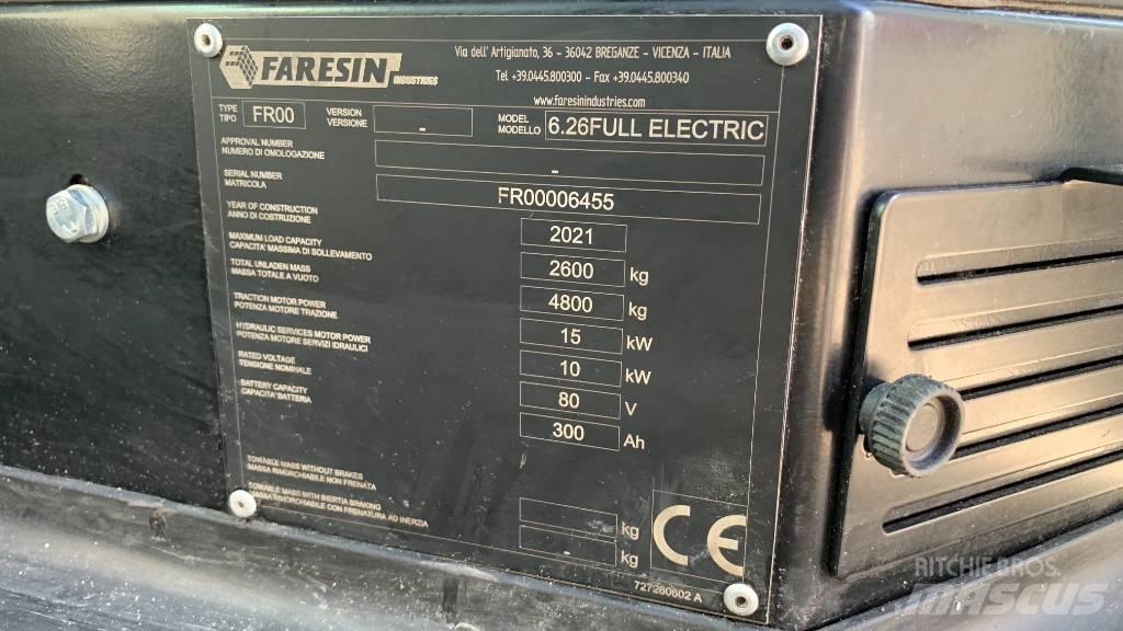 Faresin 6.26 E Teleskopski viljuškari