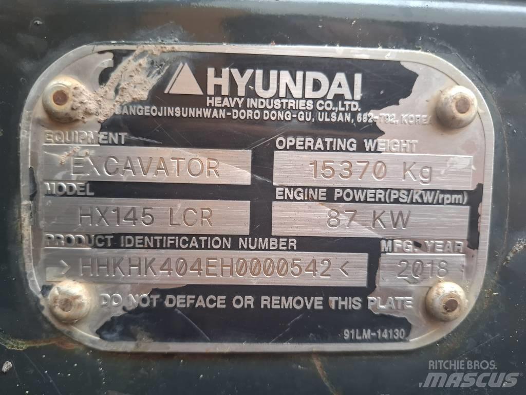 Hyundai HX 145 LCR Bageri guseničari