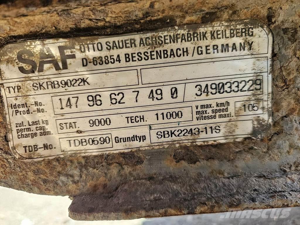 SAF SKRB9022K Osovine