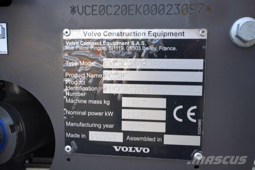Volvo EC 20 E Mini bageri < 7t