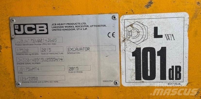 JCB JS 175 W Bageri točkaši