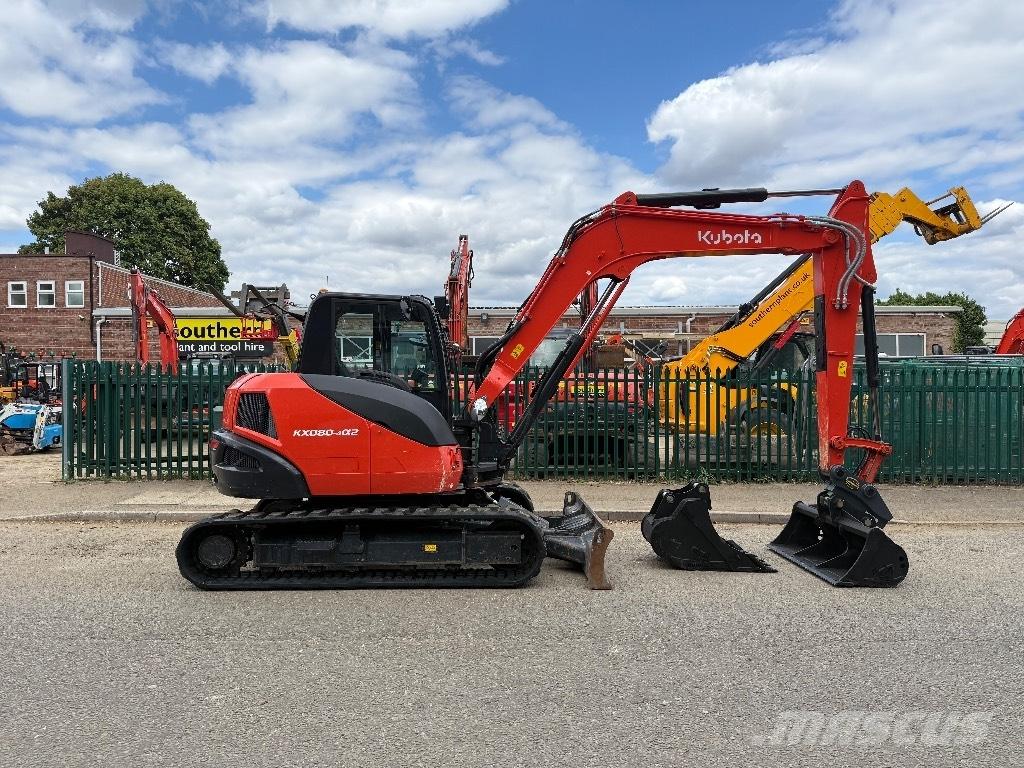 Kubota KX 080-4 Midi bageri 7t – 12t