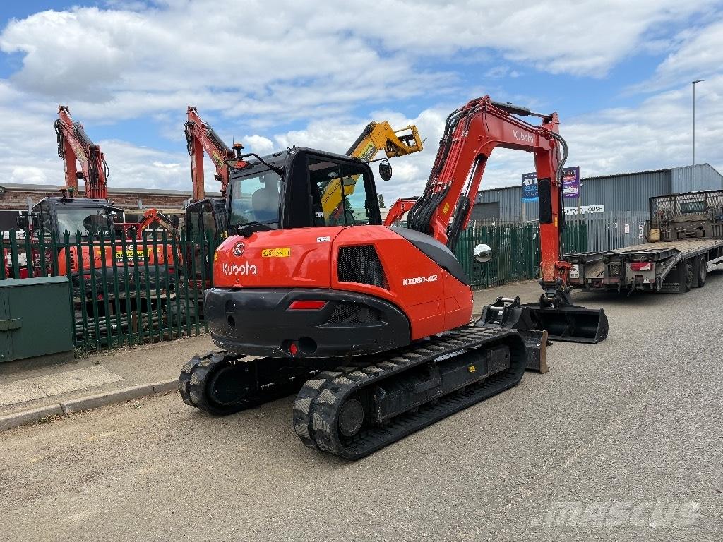 Kubota KX 080-4 Midi bageri 7t – 12t