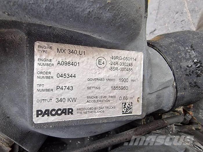  Engines MX340.U1 Ostale kargo komponente