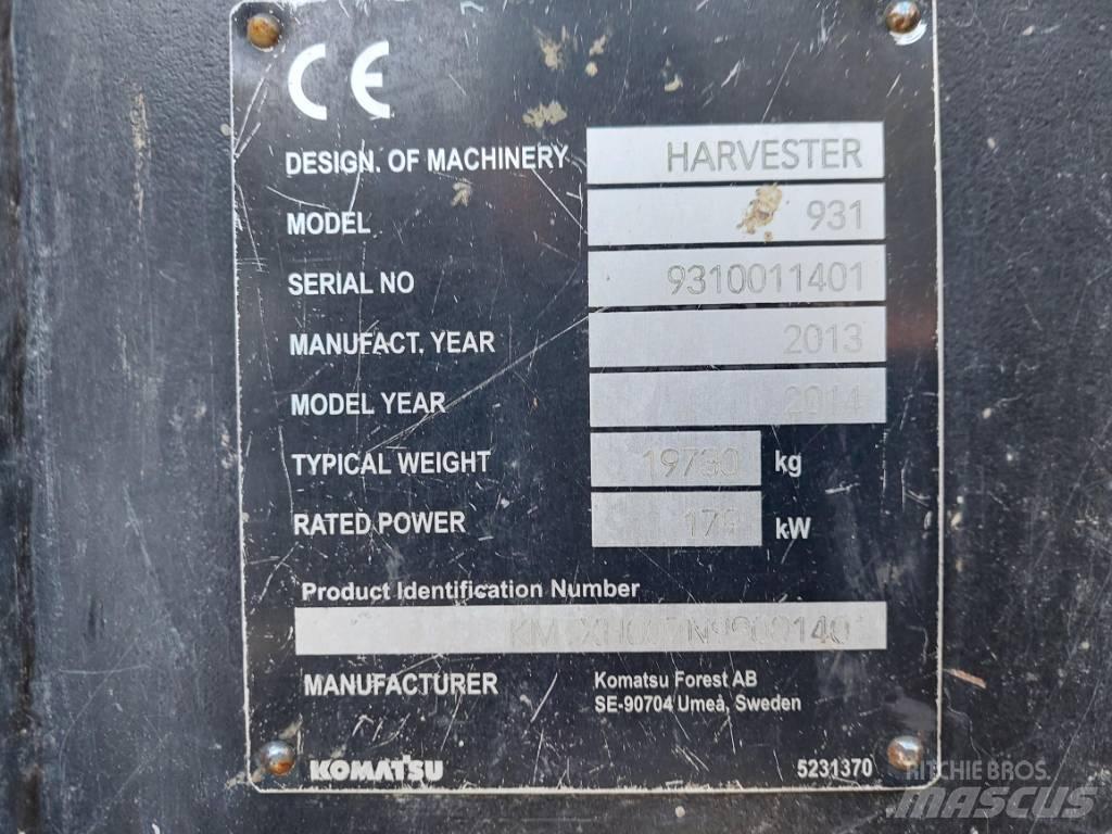 Komatsu 931.1 Harversteri