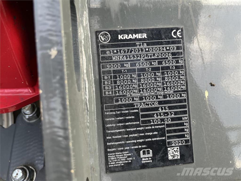 Kramer KT356 Poljoprivredni teleskopski utovarivači