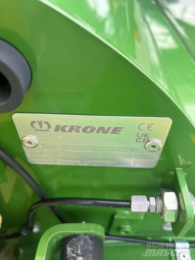 Krone F 360CV Uređaji za kosačice
