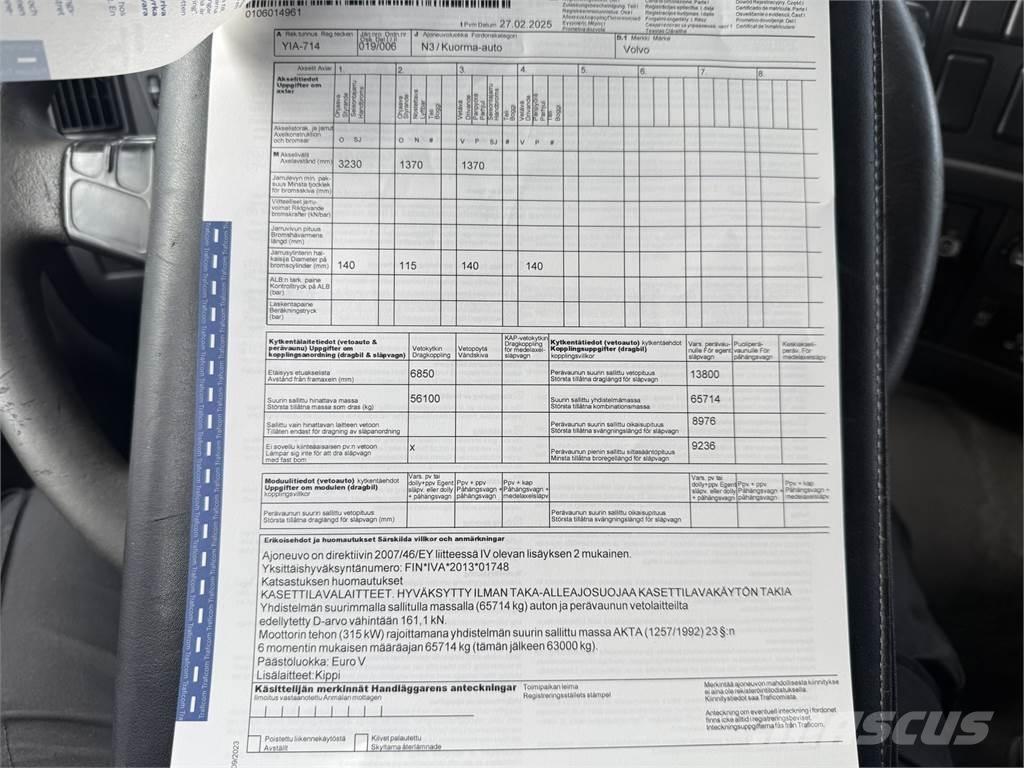 Volvo FM13 8X4 Kiperi kamioni