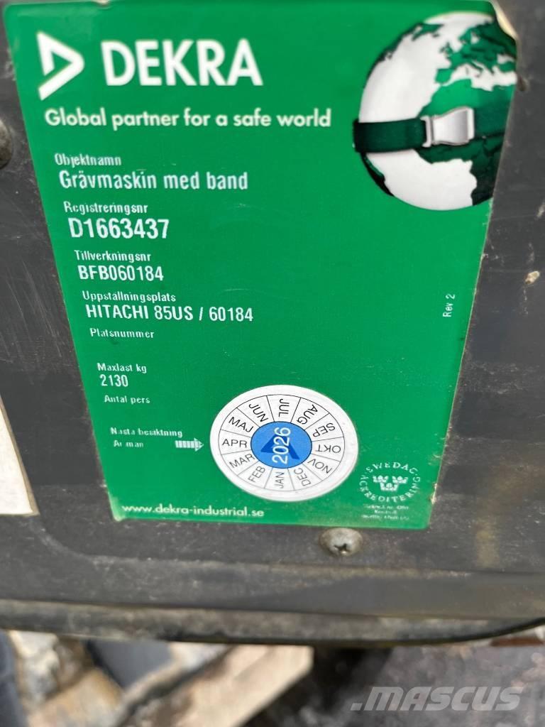 Hitachi ZX 85 US-3 Midi bageri 7t – 12t