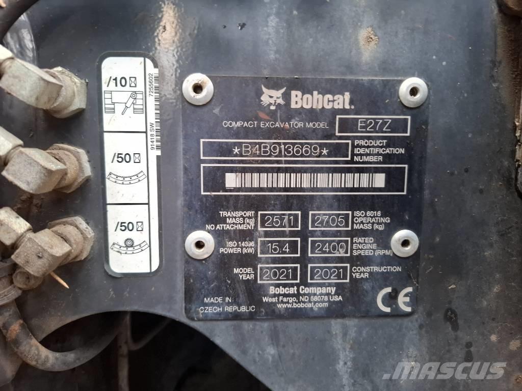 Bobcat E 27Z Mini bageri < 7t