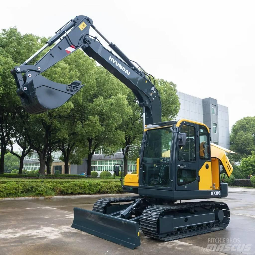 Hyundai HX80 Bageri guseničari