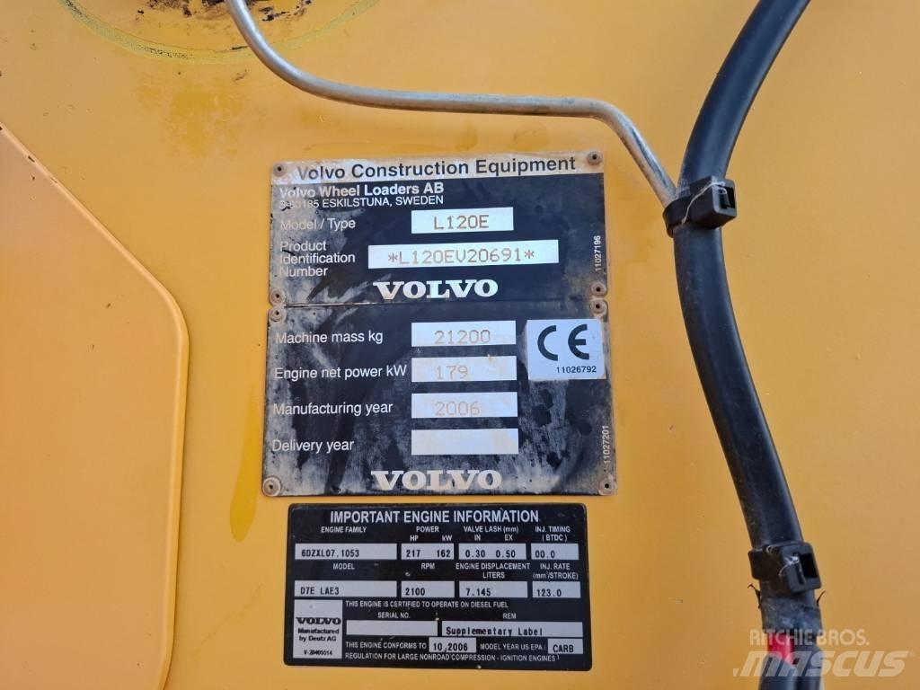 Volvo L 120 E Utovarivači na točkove