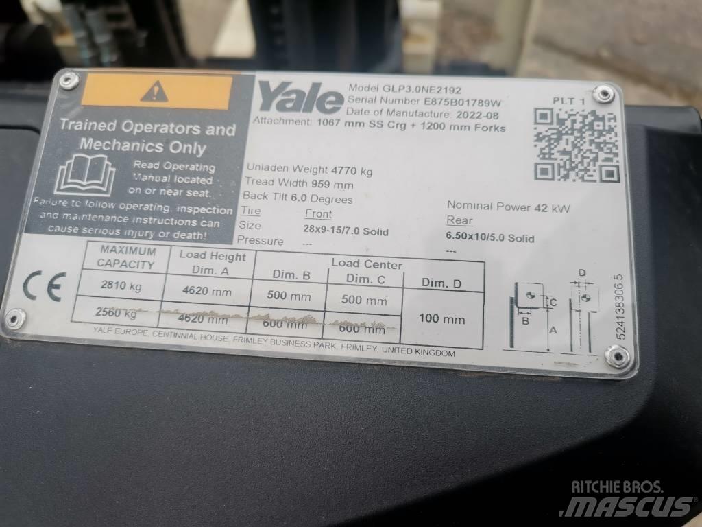 Yale GLP30 N Plinski viljuškari