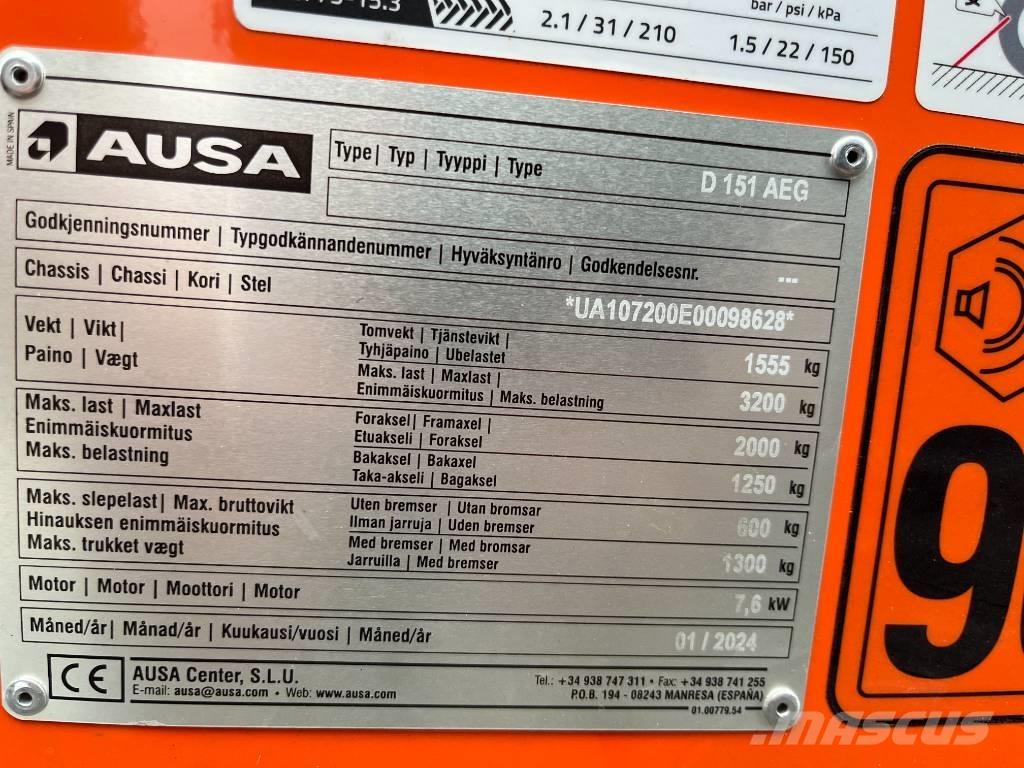 Ausa D151AEG Damperi za gradilište