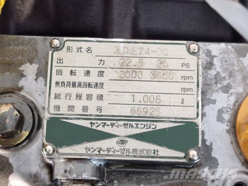 Yanmar 3TNE74-DG Kargo motori