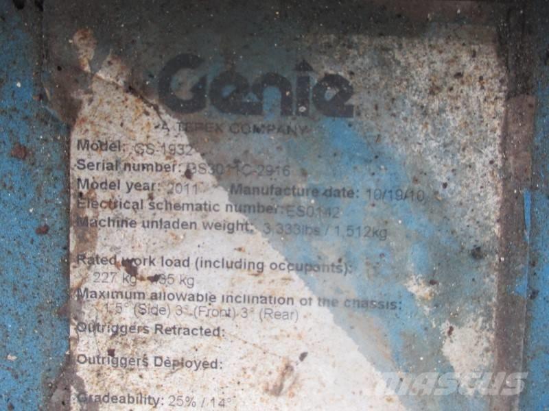 Genie GS 1932 Makazaste platforme