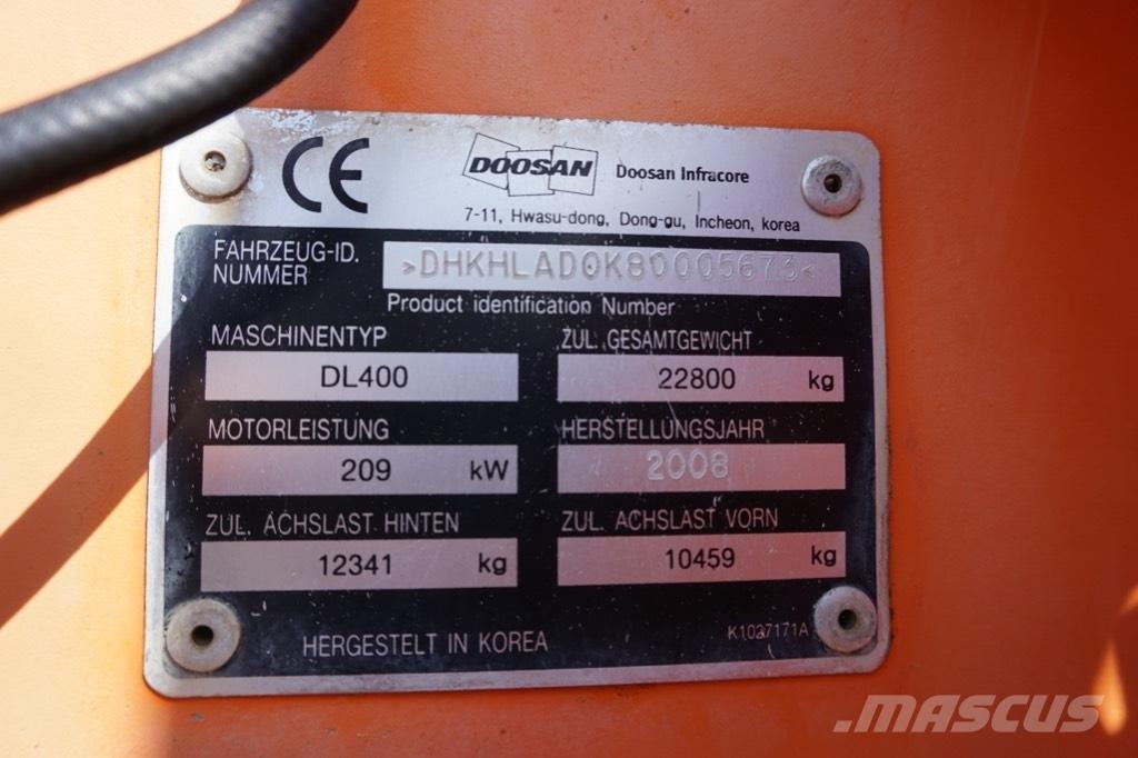 Doosan DL 400 Utovarivači na točkove