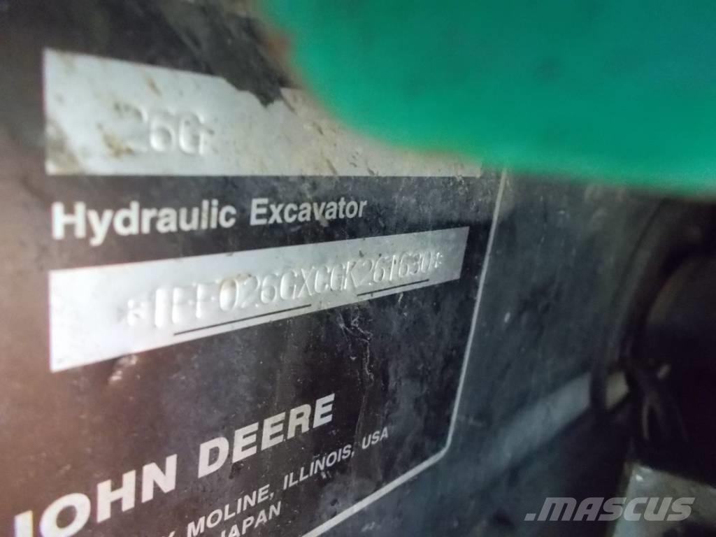 John Deere 26G Mini bageri < 7t