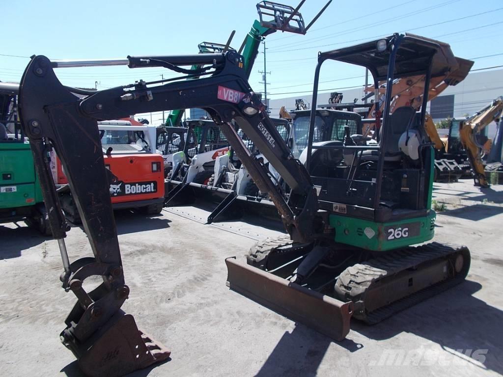 John Deere 26G Mini bageri < 7t
