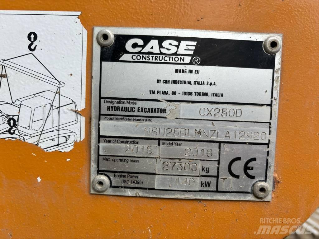 CASE CX 250 D Bageri guseničari
