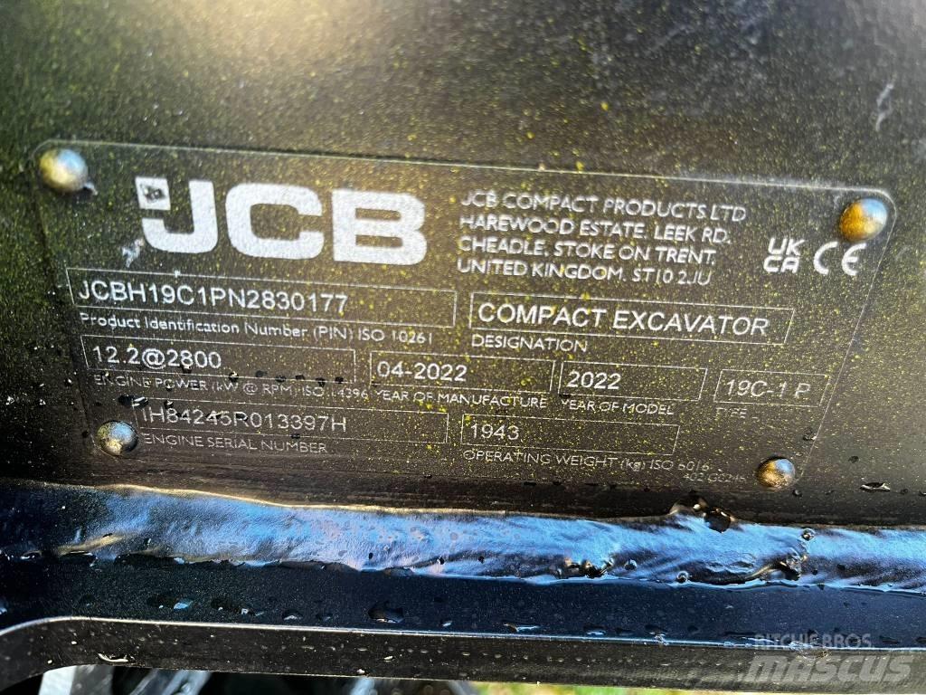 JCB 19 C-1 Mini bageri < 7t