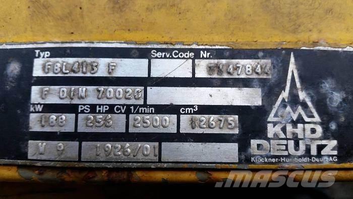  Engines F8L413 F Ostale kargo komponente