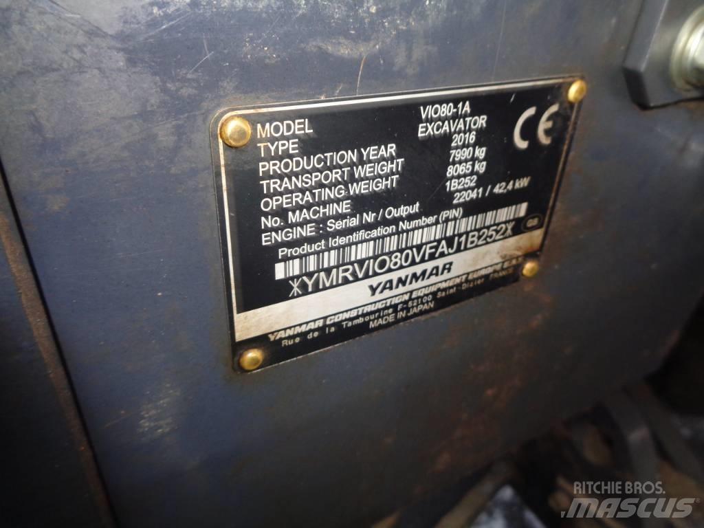 Yanmar Vio 80 Bageri guseničari