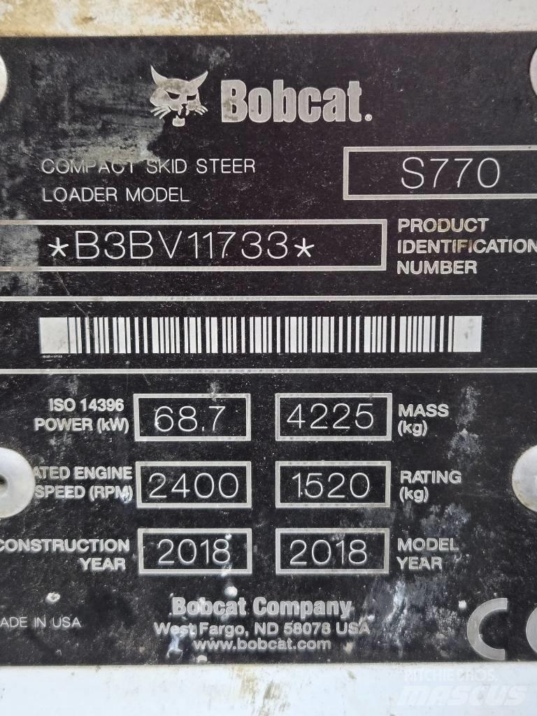 Bobcat S 770 Skid steer mini utovarivači