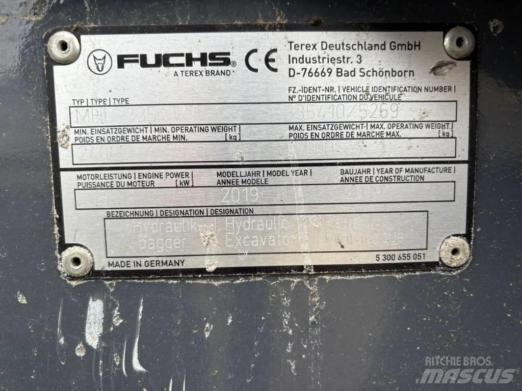 Fuchs MHL 335 Bageri za prenos primarnih/sekundarnih sirovina