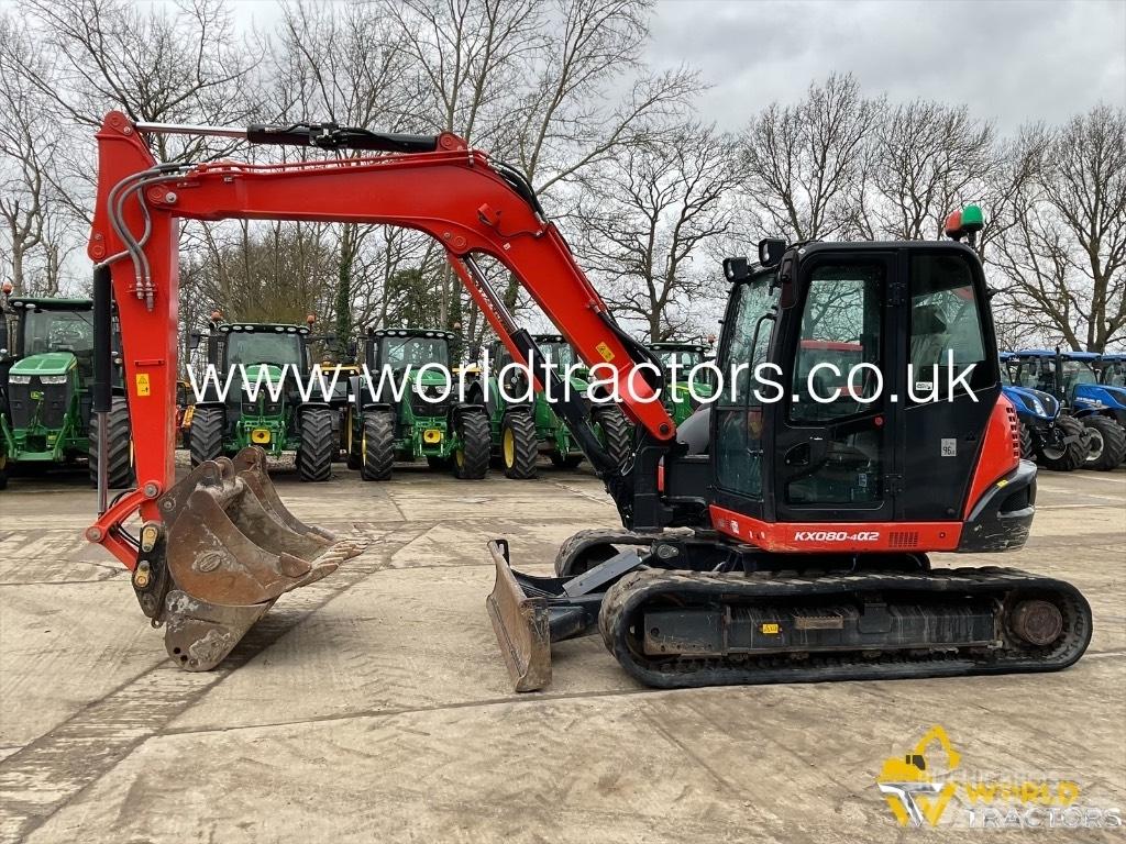 Kubota KX 080-4 Midi bageri 7t – 12t