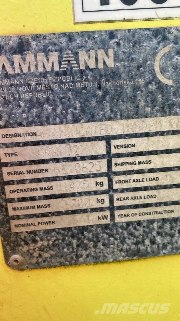 Ammann ARX 12 Valjci sa duplim bubnjem